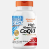 High Absorption CoQ10 with BioPerine 400mg - 60 veggie caps - Doctor's Best