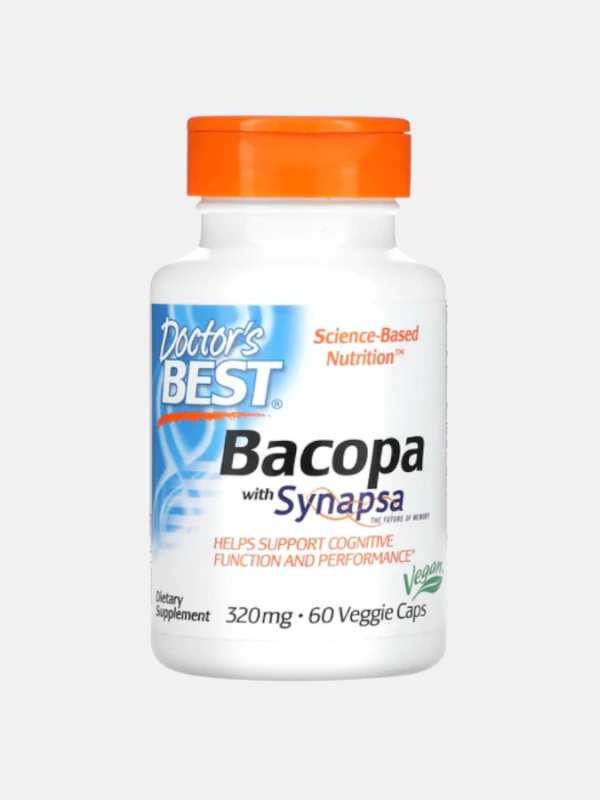 Bacopa with Synapsa 320mg - 60 cápsulas -  Doctor's Best