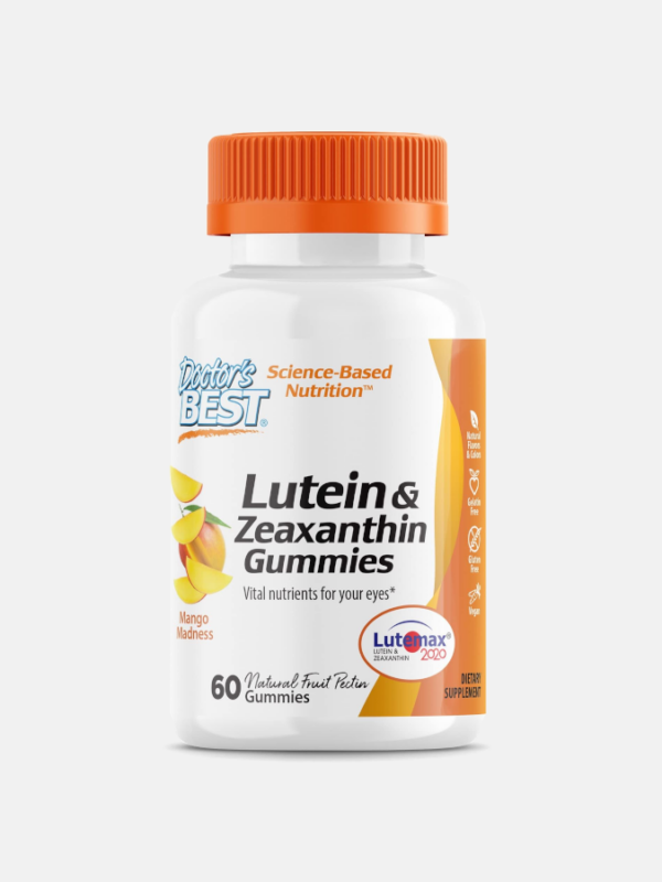 Lutein & Zeaxanthin Gummies Mango Madness - 60 Gummies - Doctor's Best