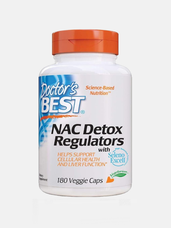 NAC Detox Regulators - 180 Veggie Caps - Doctor's Best