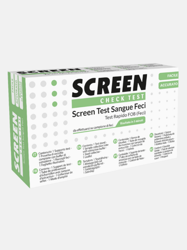 Screen Test  Sangre oculta en heces FOB - 1 test - Screen Pharma