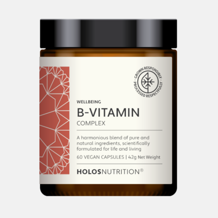 B-Vitamin Complex – 60 cápsulas – HOLOS Nutrition