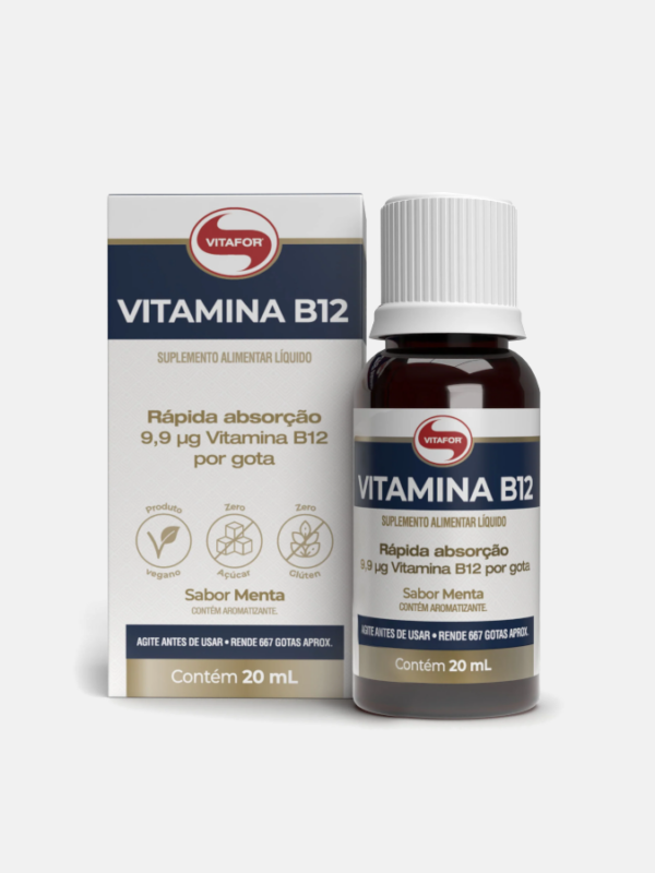 Vitamina B12 Menta - 20ml - Vitafor