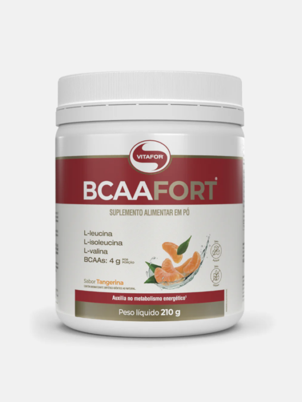 BCAA Fort Mandarina - 210g - Vitafor