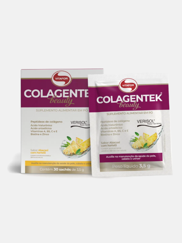 COLAGENTEK Beauty piña menta - 30 sobres - Vitafor