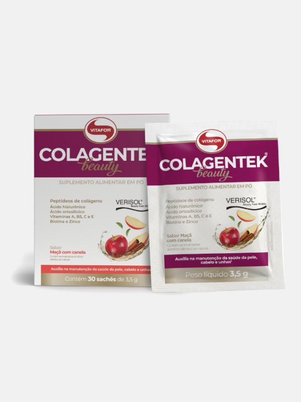 COLAGENTEK Beauty manzana canela - 30 sobres - Vitafor