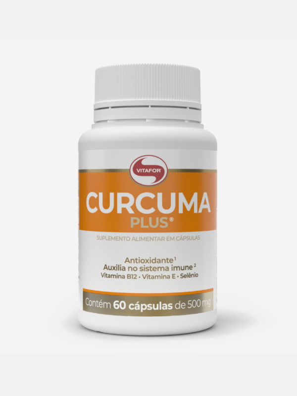 Curcuma Plus 500mg - 60 cápsulas - Vitafor