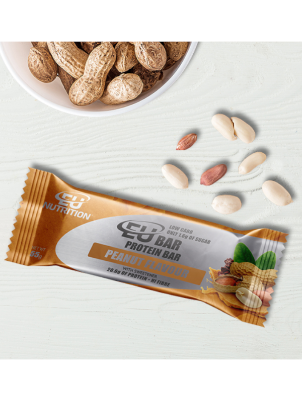 EU Protein Bar Peanut - 12 x 55g - EU Nutrition