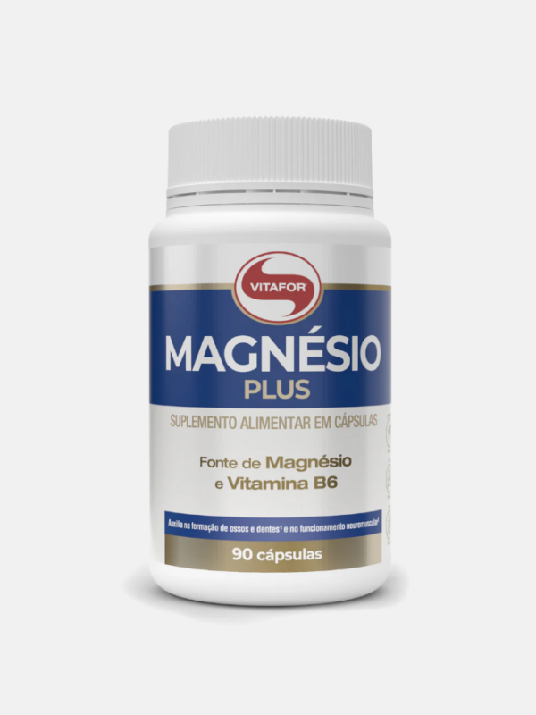 Magnesio Plus - 90 cápsulas - Vitafor