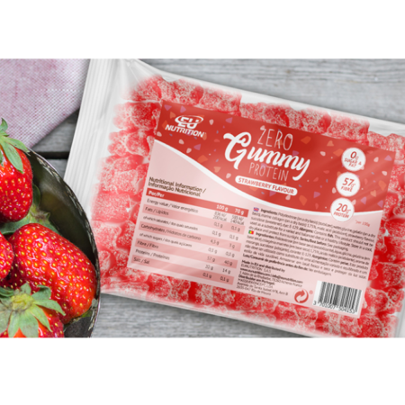 Zero Gummy Protein Strawberry – 5 x 70g – EU Nutrition