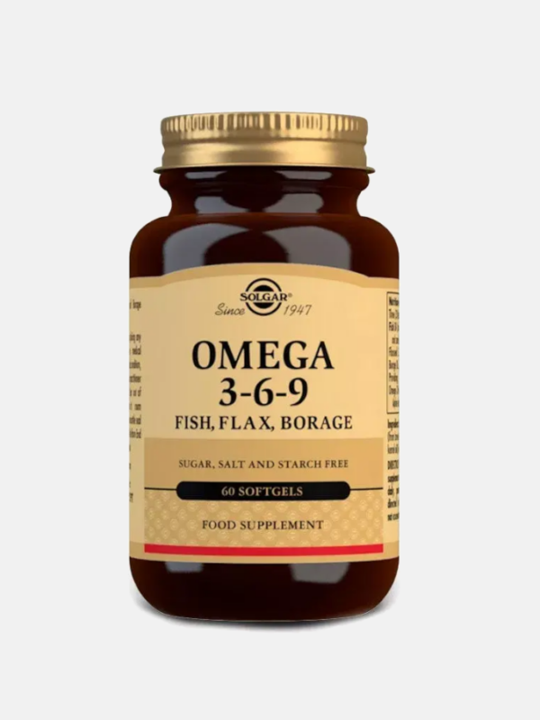 Omega 3-6-9 - 60 cápsulas - Solgar