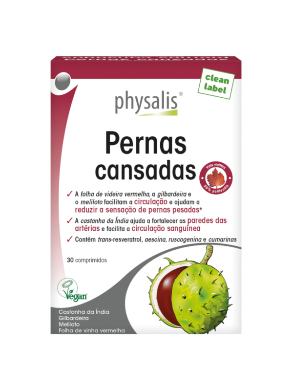 Piernas cansadas - 30 comprimidos - Physalis