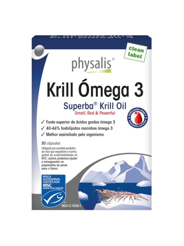 Krill Ómega 3 - 30 cápsulas - Physalis