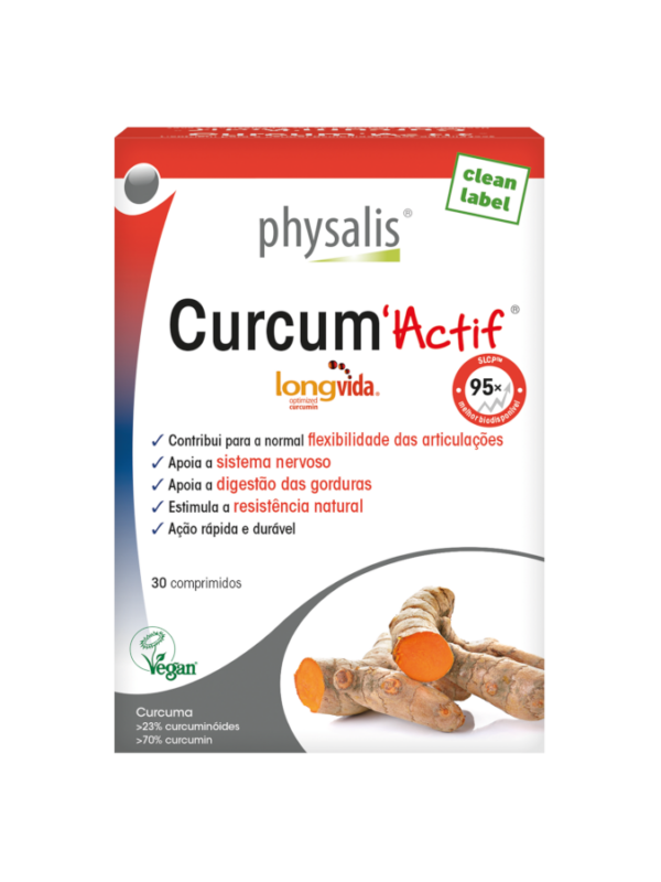 CURCUM Actif - 30 comprimidos - Physalis