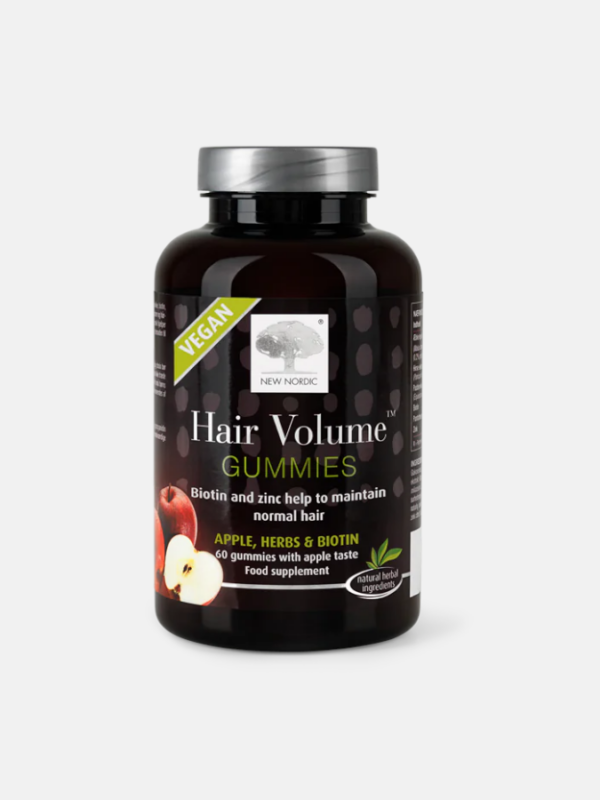 Hair Volume Gummies Vegan - 60 gomas - New Nordic