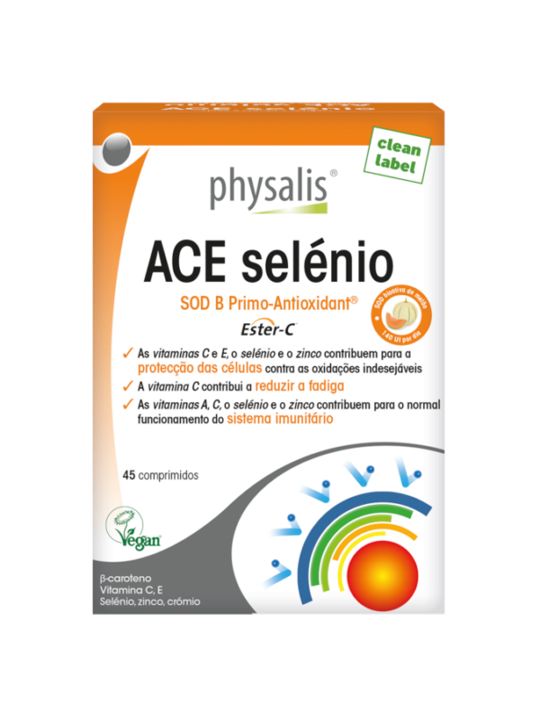 ACE selénio - 45 comprimidos - Physalis