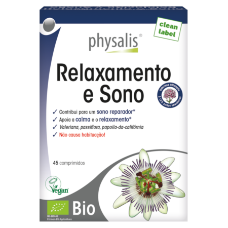 Relajación y Sueño – 45 comprimidos – Physalis