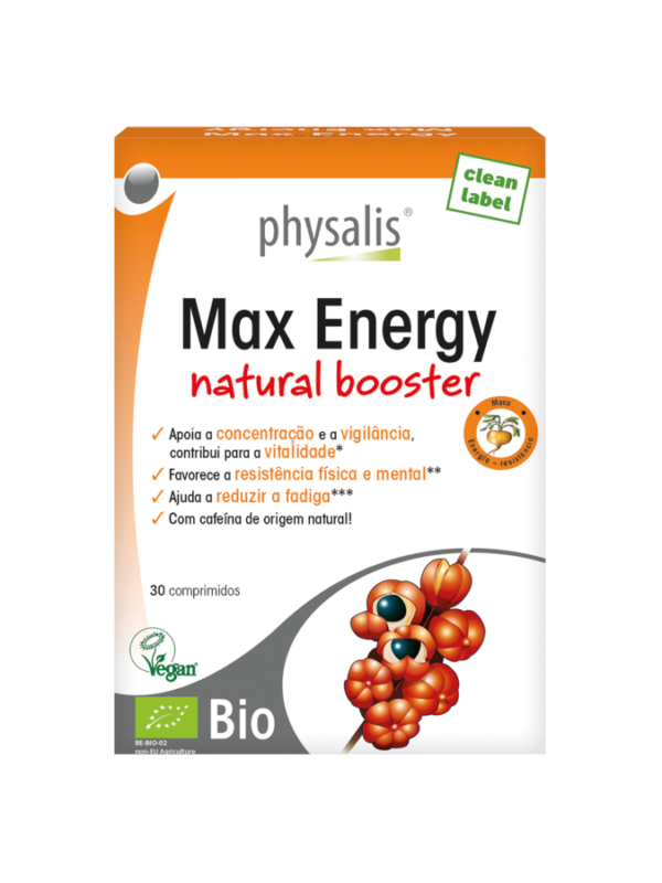 Max Energy - 30 comprimidos - Physalis