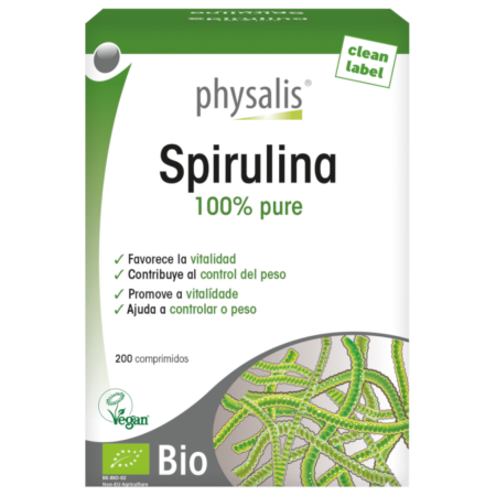 Spirulina – 200 comprimidos – Physalis