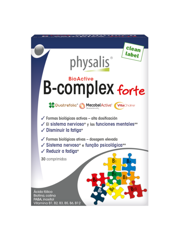 B-complex forte - 30 comprimidos - Physalis