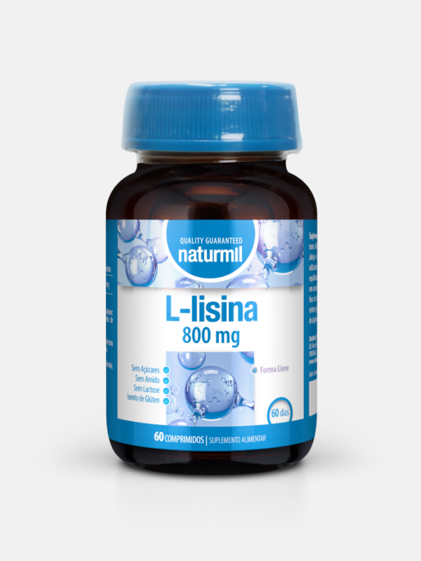 L-Lisina 800 mg - 60 comprimidos