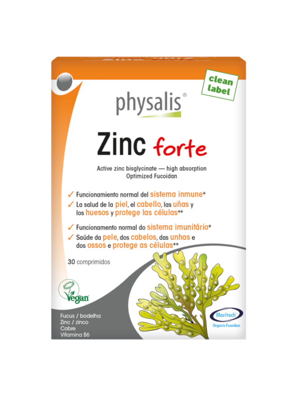 Zinc Forte - 30 comprimidos - Physalis