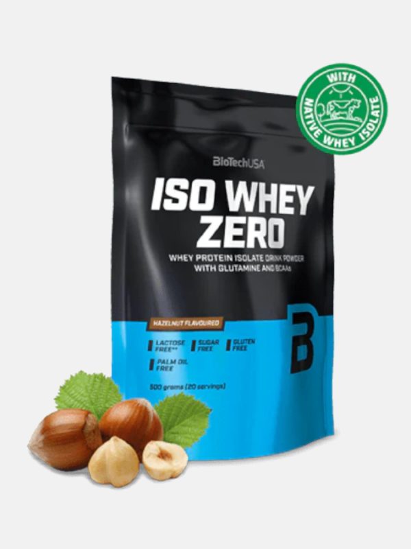 Iso Whey Zero Hazelnut - 500g - BioTech USA