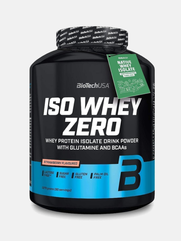 Iso Whey Zero Fresa - 2270g - BiotechUSA