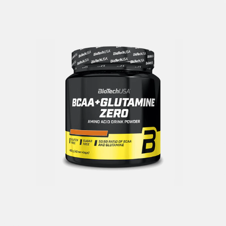 BCAA + Glutamine Zero  Naranja – 480g – Biotech