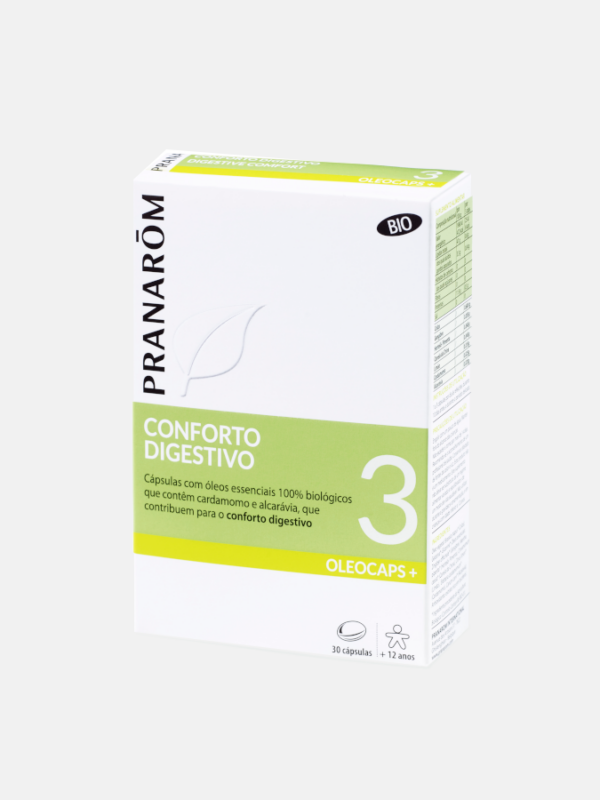 OLEOCAPS Bienestar digestivo 3 BIO - 30 cápsulas - Pranarom