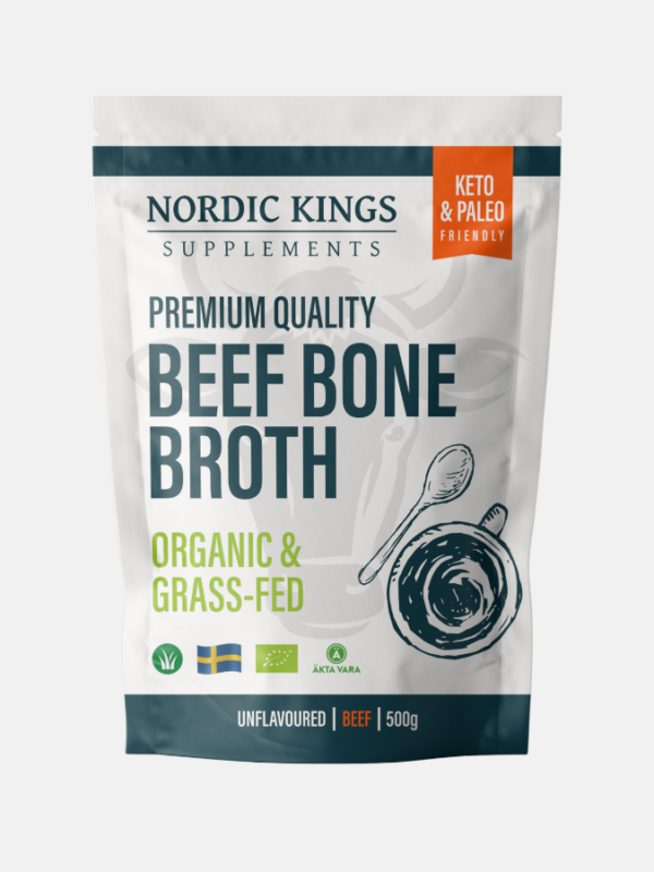 Beef Bone Broth Bio - 500g - Nordic Kings