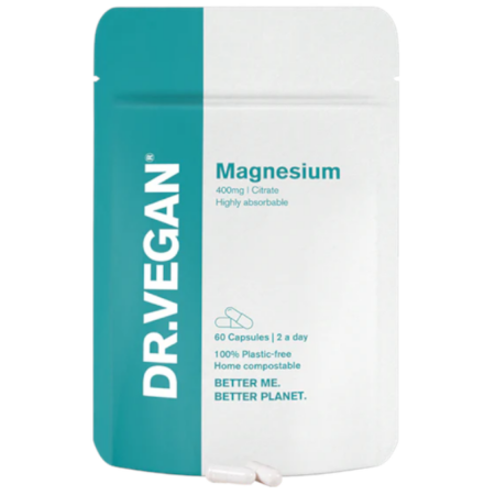 Magnesium 400mg – 60 cápsulas – DR.VEGAN