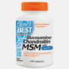 Glucosamine Chondroitin MSM with OptiMSM - 240 cápsulas - Doctor's Best