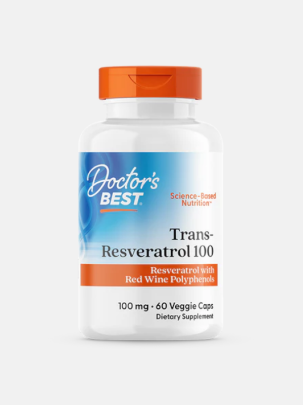 Trans-Resveratrol 100 with ResVinol - 60 veggie caps - Doctor's Best