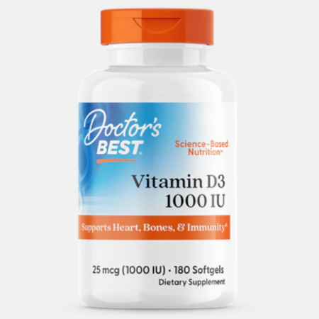 Vitamin D3 1000IU – 180 softgels – Doctor’s Best