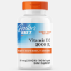 Vitamin D3 2000IU - 180 softgels - Doctor's Best