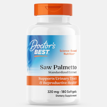 Saw Palmetto Standardized Extract 320mg – 180 softgels – Doctor’s Best