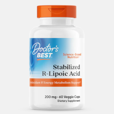 Stabilized R-Lipoic Acid with BioEnhanced Na-RALA 200mg – 60 veggie caps – Doctor’s Best