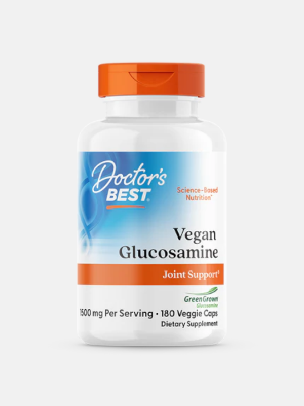 Vegan Glucosamine with GreenGrown 750mg - 180 veggie caps - Doctor's Best