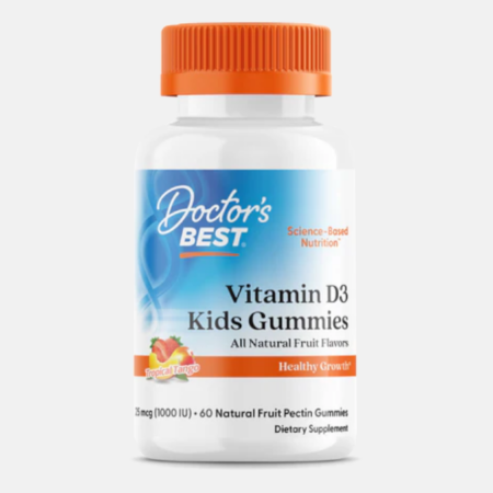 Vitamin D3 Gummies 1000IU – 60 gomas – Doctor’s Best