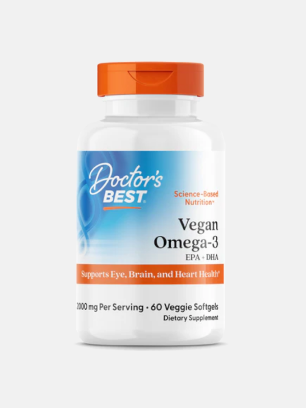 Vegan Omega-3 EPA + DHA - 60 veggie softgels - Doctor's Best