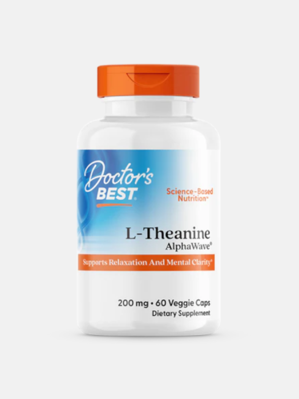 L-Theanine AlphaWave 200mg - 60 veggie caps - Doctor's Best