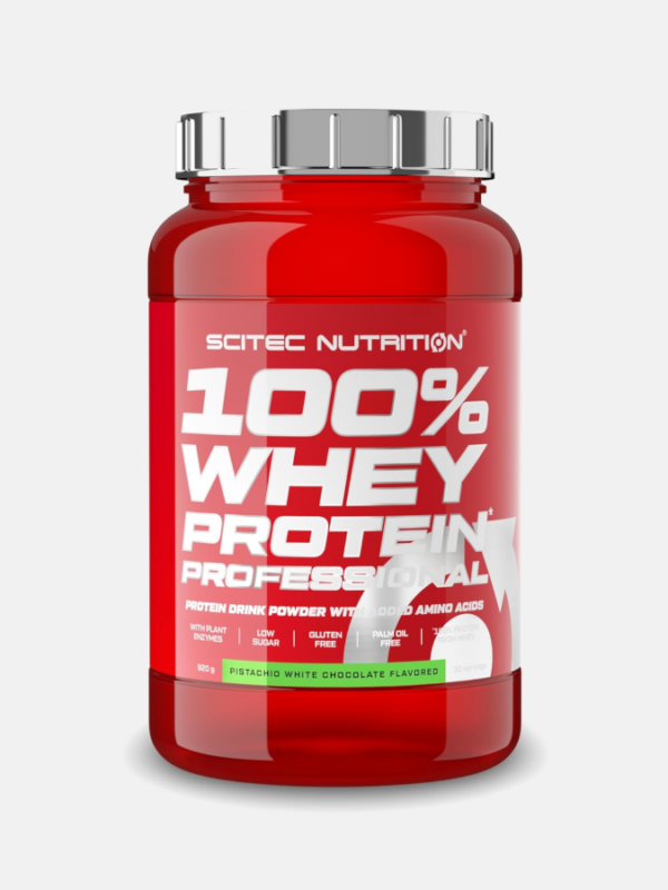 100% Whey Protein Professional Pistachio White Chocolate - 920g - Scitec Nutrition