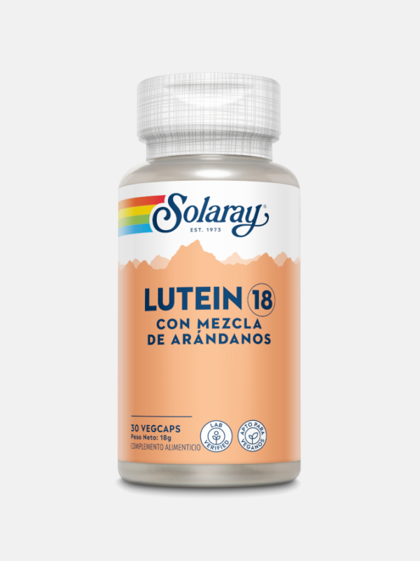 Lutein Eyes 18mg - 30 cápsulas - Solaray