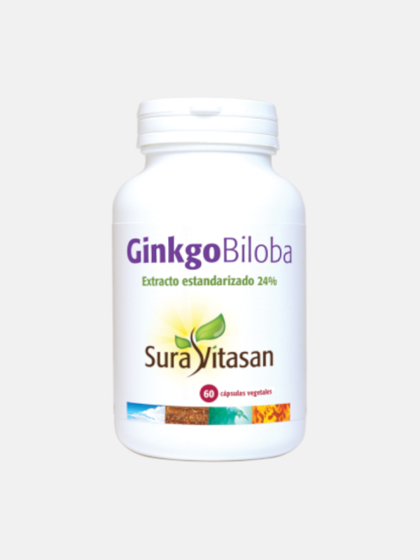 Ginkgo Biloba - 60 cápsulas - Sura Vitasan