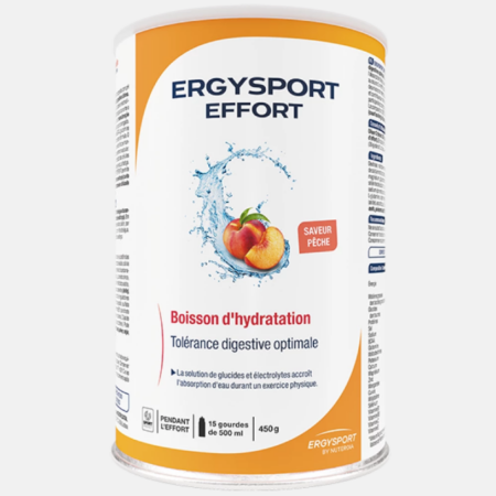 ERGYSPORT EFFORT Melocotón – 450g – Nutergia