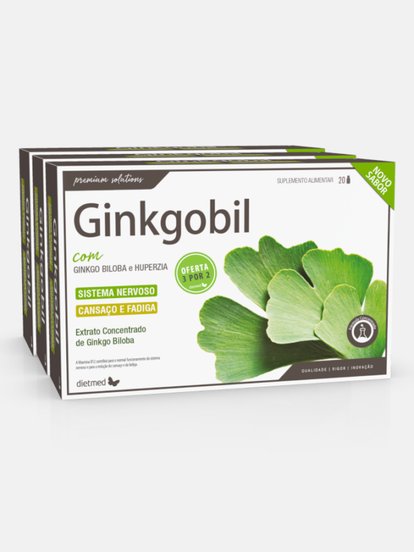 Kit Ginkgobil Lleva 3 Paga 2 - 3x20 ampollas - DietMed