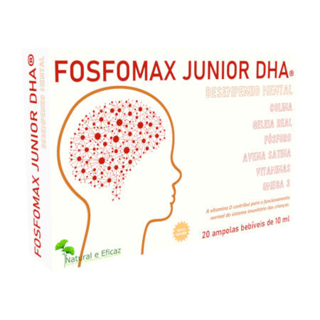 Fosfomax Junior DHA – 20 ampollas – Natural e Eficaz