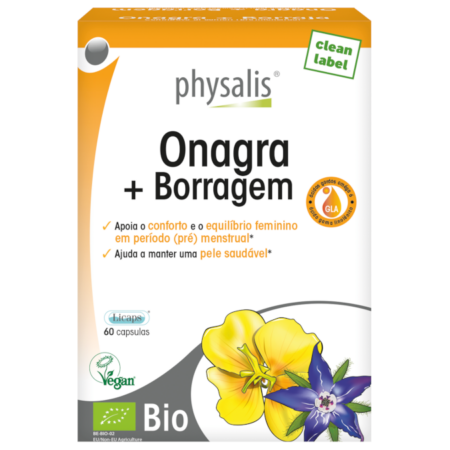 Onagra + Borraja – 60 cápsulas – Physalis