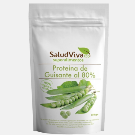 Proteína de Guisante 80% BIO en Polvo – 250g – Salud Viva